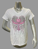 Ladies HD Wing Lace S/S T-Shirt with Custom Dealer Imprint