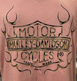 Ladies HD Fire It Up S/S T-Shirt with Custom Dealer Imprint