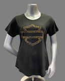 Ladies HD Leopard S/S T-Shirt with Custom Dealer Imprint